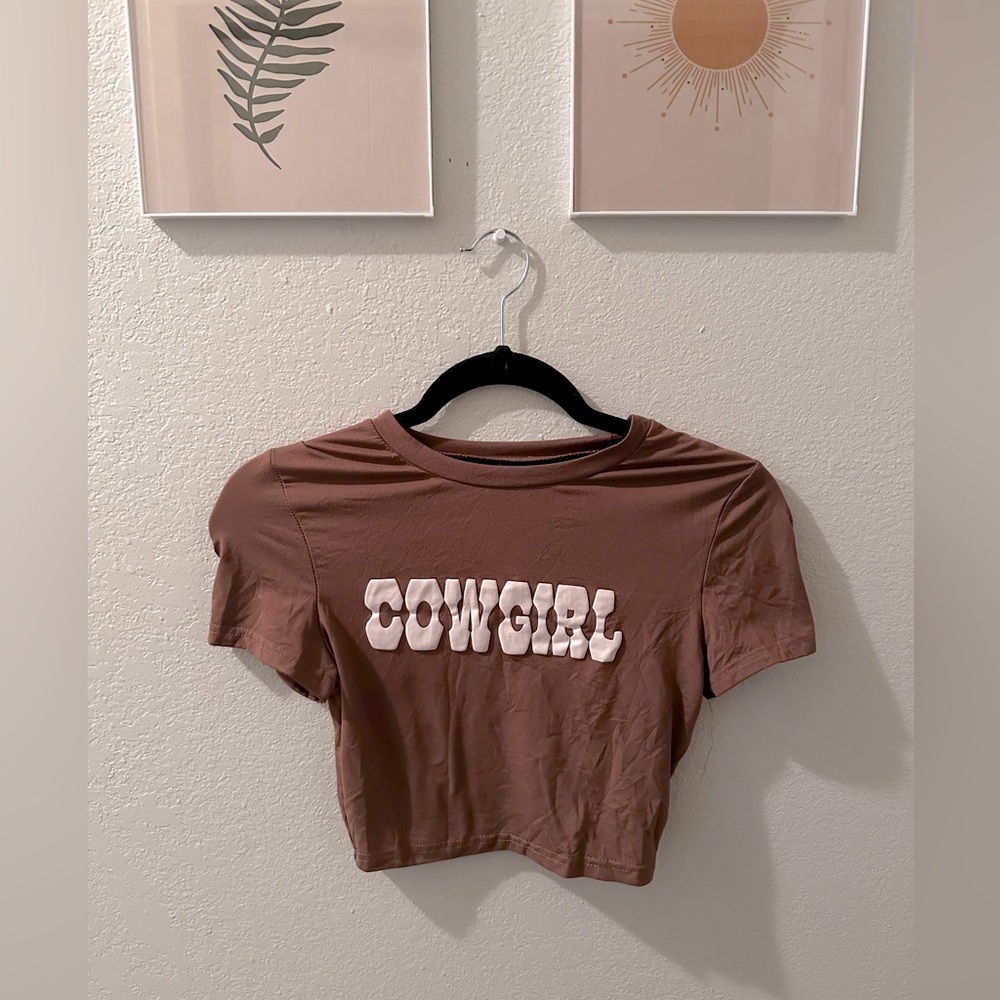 Cowgirl crop top
